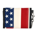 Saint Laurent American Flag Trifold Wallet, back view
